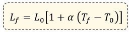 Formula De Dilatacion