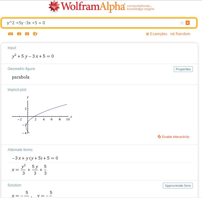 Wolfram Alpha - Tutorial - Fisimat